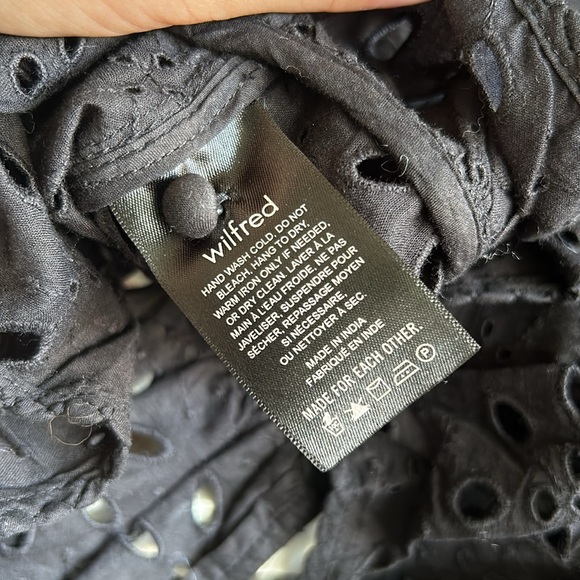 Wilfred La Boheme Eyelet Button up Blouse - Picture 6 of 6